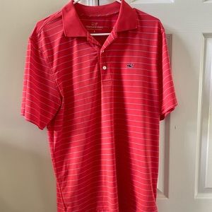 Vineyard vines striped short sleeve polo